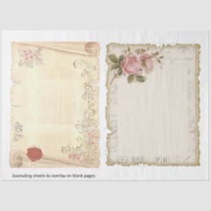 Victorian Shabby Chic Series Design 8 Tissue Paper
