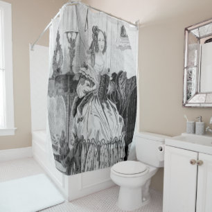 Victorian shower curtain