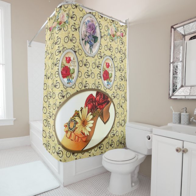 Victorian Shower Curtain (In Situ)