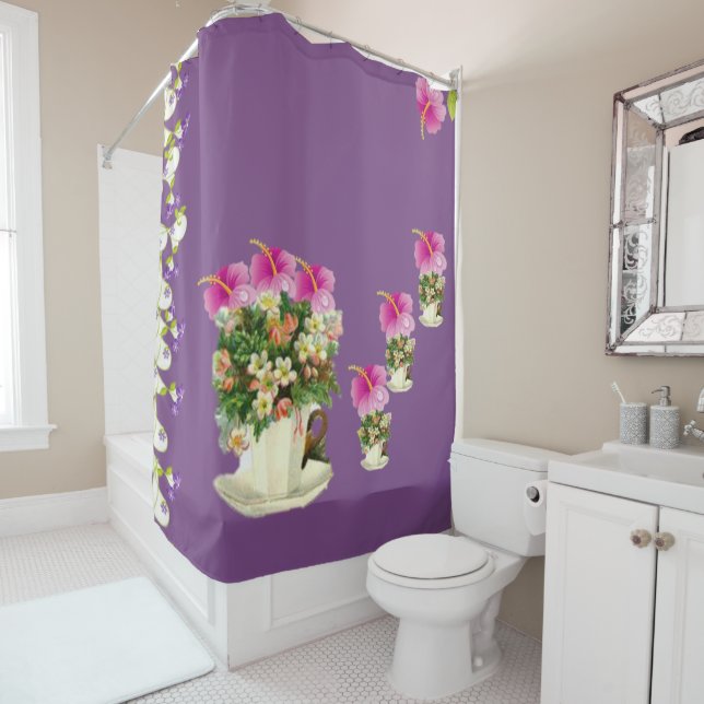 Victorian Shower Curtain (In Situ)