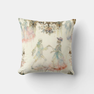 Victorian Skeleton Ballroom  Cushion