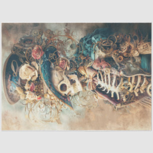 Victorian Skull Tissue Paper