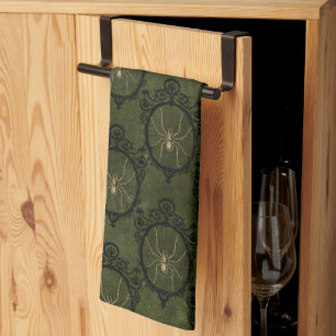 Victorian Spiders Tea Towel
