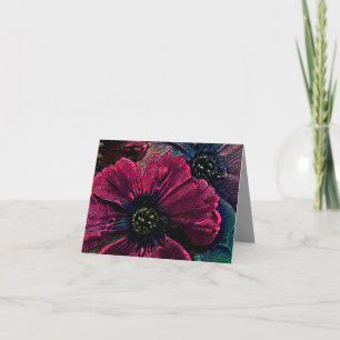 Victorian Splendor: Exquisite Floral Design Card