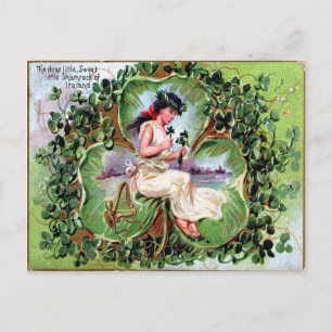 Victorian St Patrick's Day Postcard