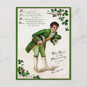 Victorian St Patrick's Day Postcard