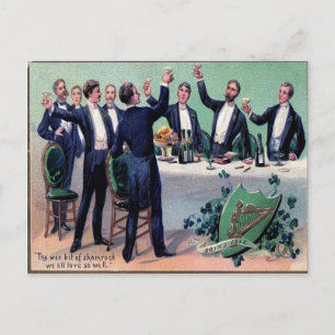 Victorian St Patrick's Day Postcard