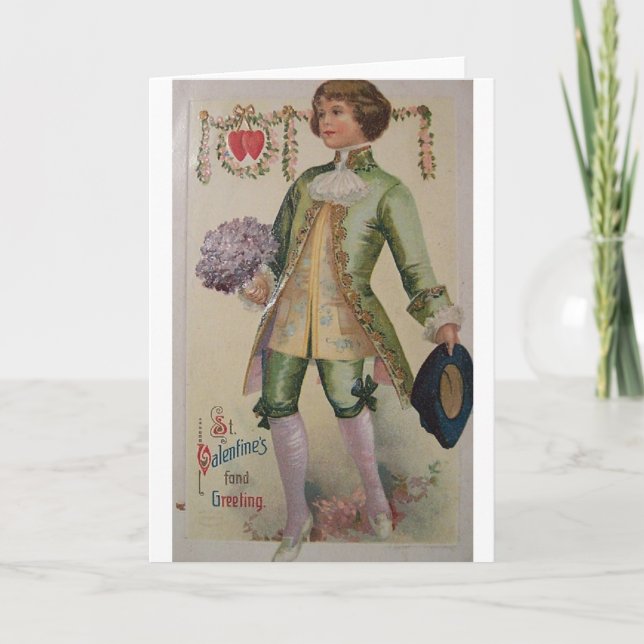 Victorian St. Valentine's Day Greeting Card (Front)