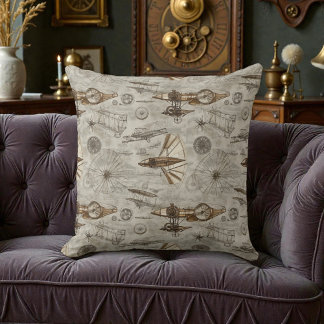 Victorian Steampunk Cushion