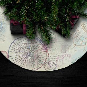 Victorian Steampunk   Feminine Soft Pastel Brushed Polyester Tree Skirt