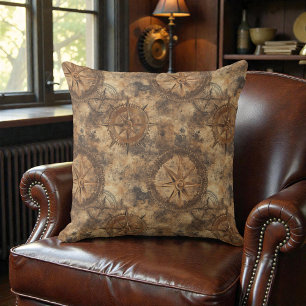 Victorian Steampunk Gears Cushion