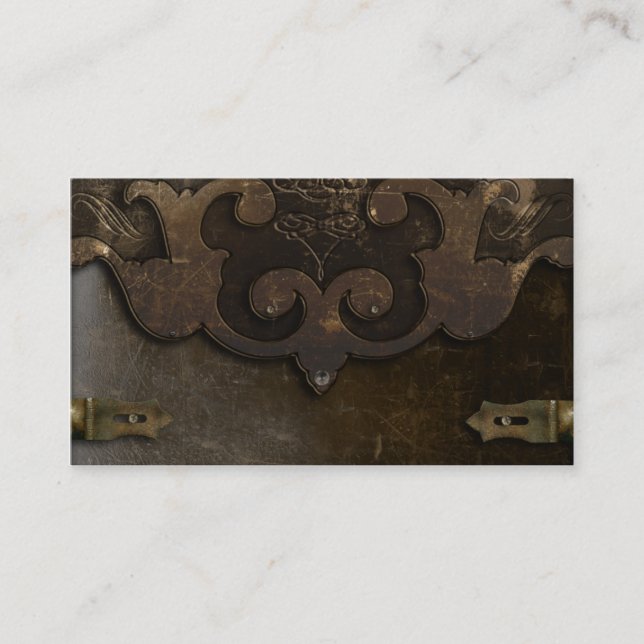 Victorian Steampunk Professional Business Cards (Front)