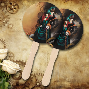 Victorian Steampunk Wedding Hand Fan