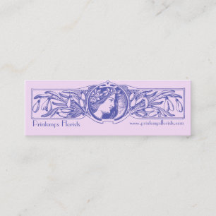 Victorian Style Business Card for Flower Shop