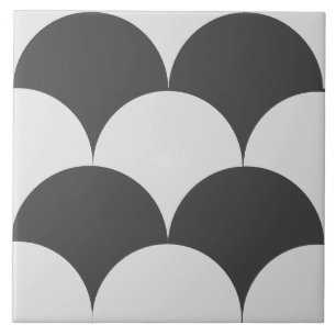 Victorian Style Circles Pattern Tile