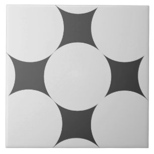 Victorian Style Circles Pattern Tile