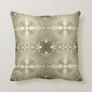 Victorian style floral retro pattern cushion