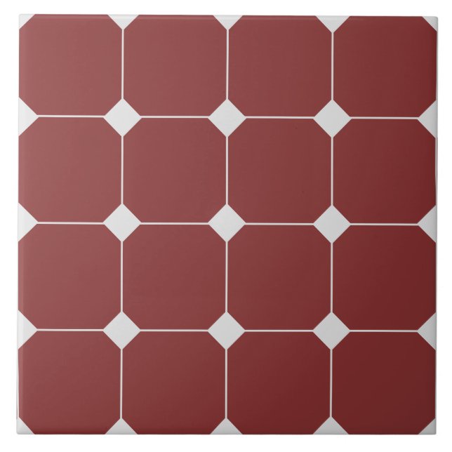 Victorian Style Geometric Pattern Tile (Front)