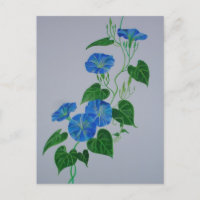 Victorian Style Morning Glory Wildflower Vine
