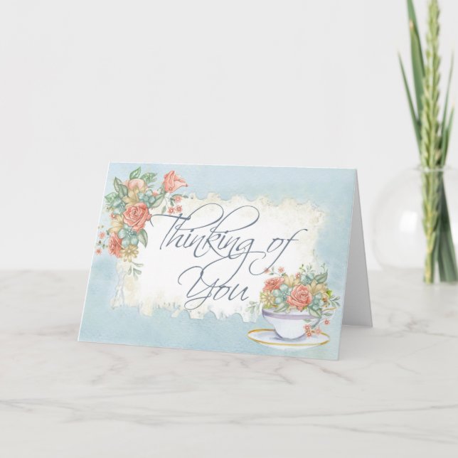 Victorian Style Thinking of You Card (Front)