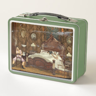 Victorian Tablet Metal Lunch Box