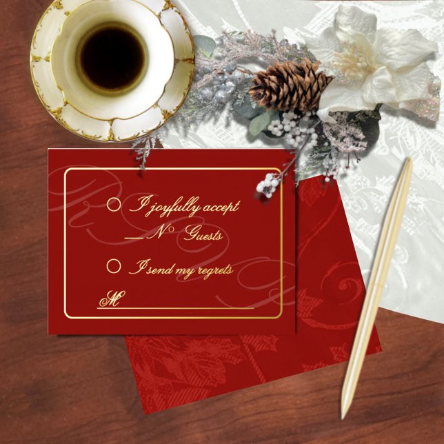 Victorian Tapestry Cranberry Response Foil Card  (Creator Uploaded)
