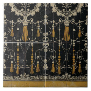 Victorian Tassel Reverie Ceramic Tile