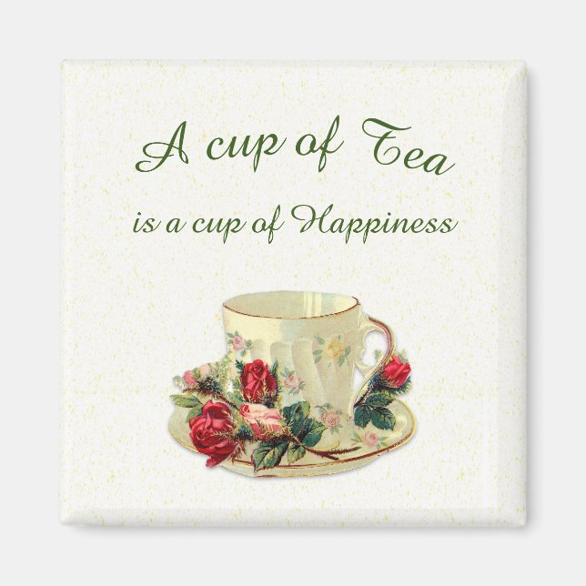 Victorian Tea and Roses Magnet (Front)