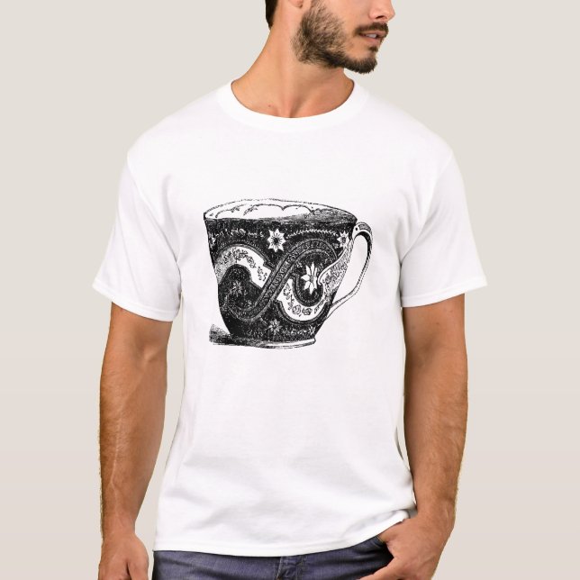 Victorian Tea Cup  T-Shirt (Front)