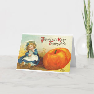 Victorian Thanksgiving Greeting Card