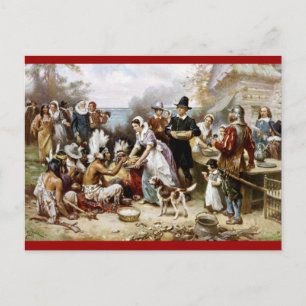 Victorian Thanksgiving Postcard