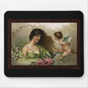 Victorian to My Valentine Love's Question Gifts Mouse Pad