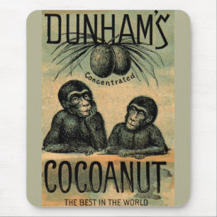 Victorian trade card: Dunham’s Cocoanut Mouse Pad
