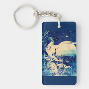 Victorian trade card Oliver Chilled Plough Key Ring