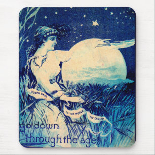 Victorian trade card Oliver Chilled Plough Mouse Pad