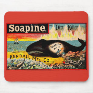 Victorian trade card Soapine the Dirt Killer Mouse Pad