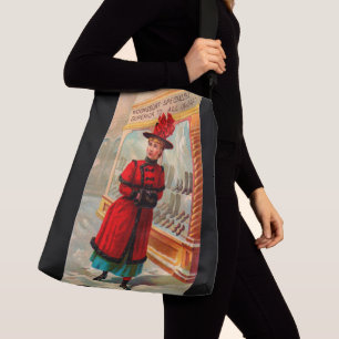 Victorian trade card: Woonsocket Specialties Crossbody Bag
