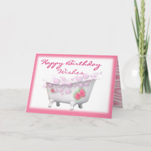 Victorian Tub-customise-any occasion Card