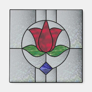 Victorian Tulip Magnet