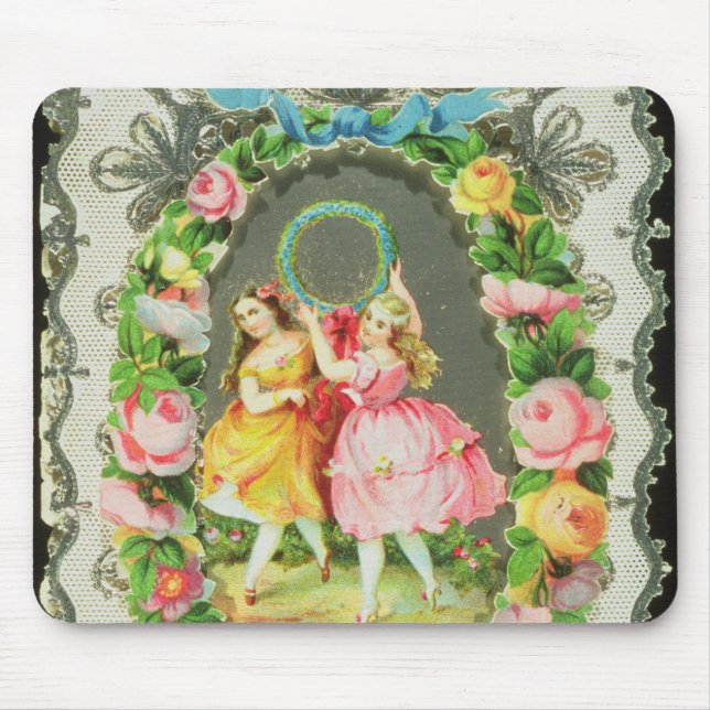 Victorian Valentine Card Mouse Pad (Front)