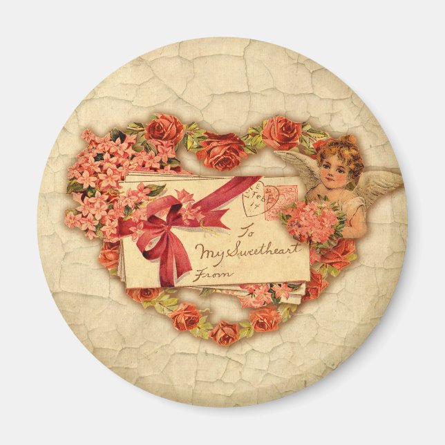 Victorian Valentine Magnet (Front)