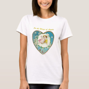 Victorian Valentine On the Angels of Angels Gifts T-Shirt