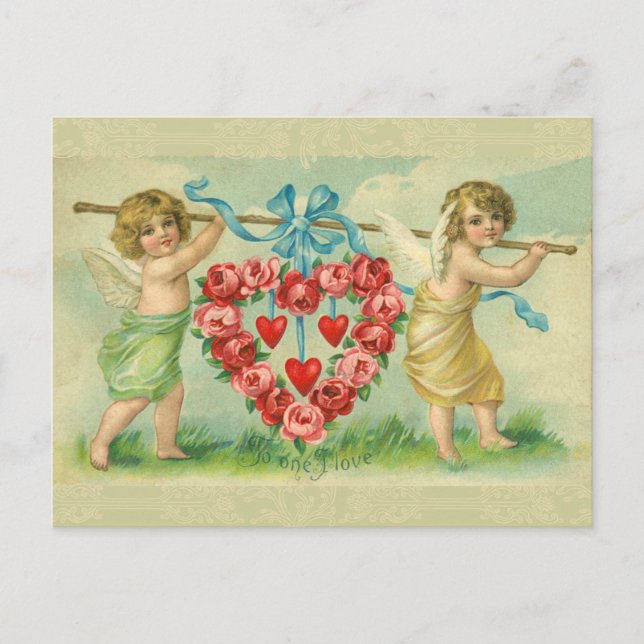 Victorian Valentine Postcard (Front)
