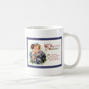 Victorian Valentine "The Bliss of Kisses" Gifts Coffee Mug
