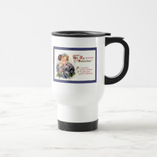 Victorian Valentine "The Bliss of Kisses"  Gifts Travel Mug