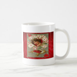 Victorian Valentine The Queen Of Hearts Coffee Mug