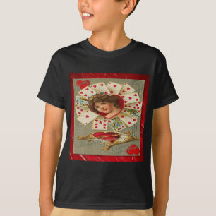 Victorian Valentine The Queen Of Hearts T-Shirt