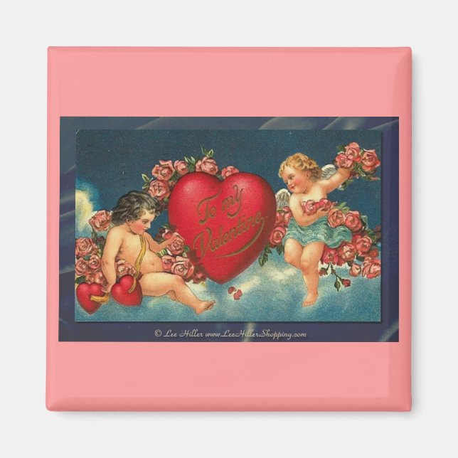 Victorian Valentine To My Valentine Magnet (Front)