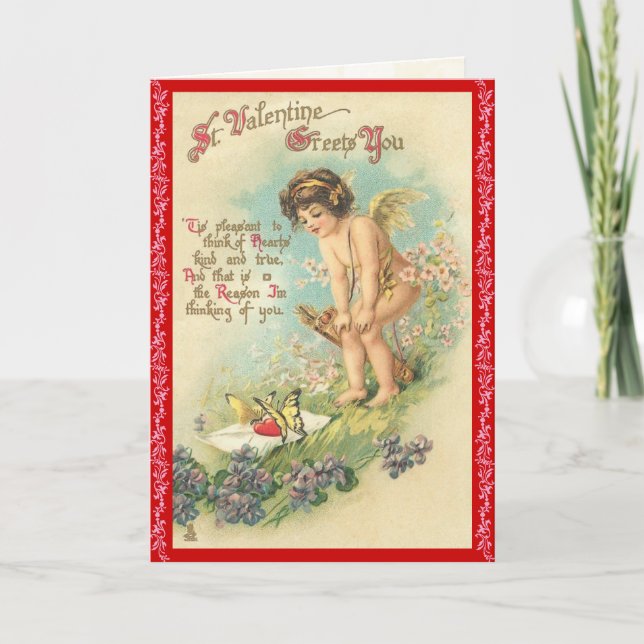 Victorian Valentine's Day Card (Front)