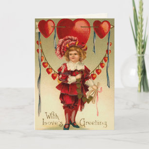 Victorian Valentine's Day Card